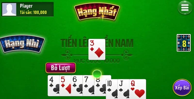 Tien ich game bai tien len mien Nam online - Hinh 2