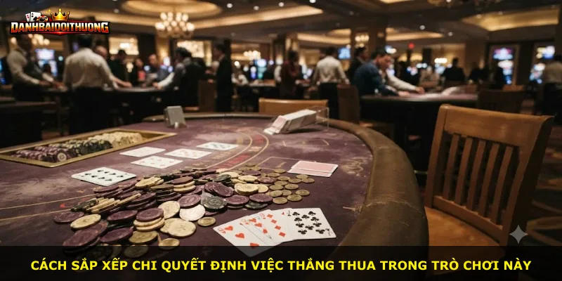 Cách sắp xếp chi quyết định việc thắng thua trong trò chơi này