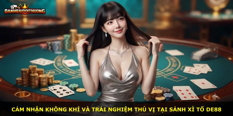 Cảm nhận không khí và trải nghiệm thú vị tại sảnh Xì Tố De88