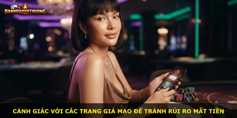 Cảnh giác với các trang giả mạo để tránh rủi ro mất tiền
