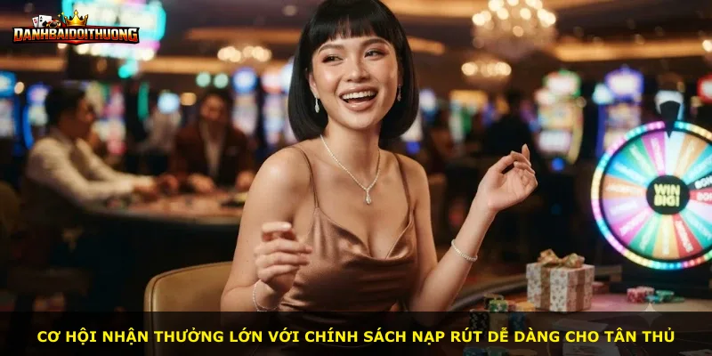 Cơ hội nhận thưởng lớn với chính sách nạp rút dễ dàng cho tân thủ