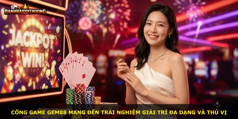 Cổng game Gem88 mang đến trải nghiệm giải trí đa dạng và thú vị