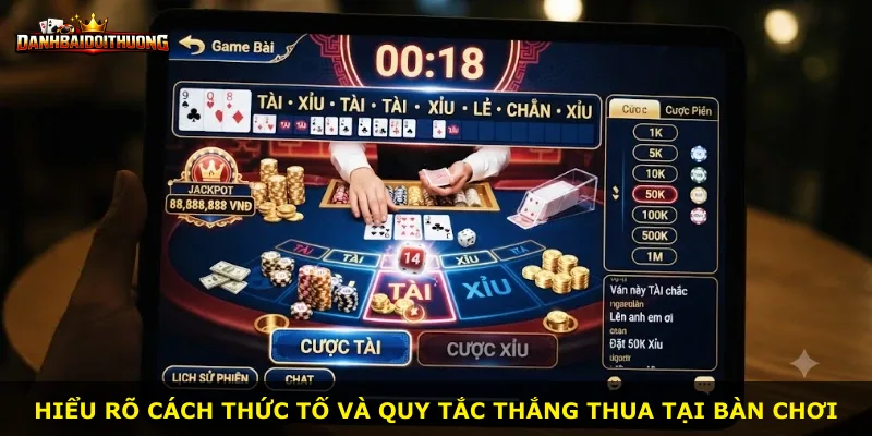 Hiểu rõ cách thức tố và quy tắc thắng thua tại bàn chơi