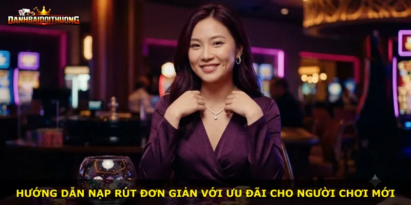 Hướng dẫn nạp rút đơn giản với ưu đãi cho người chơi mới