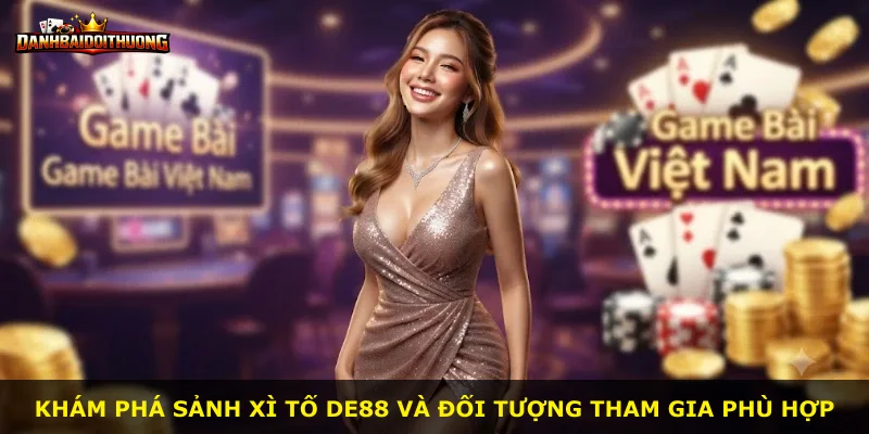 Khám phá sảnh Xì Tố De88 và đối tượng tham gia phù hợp