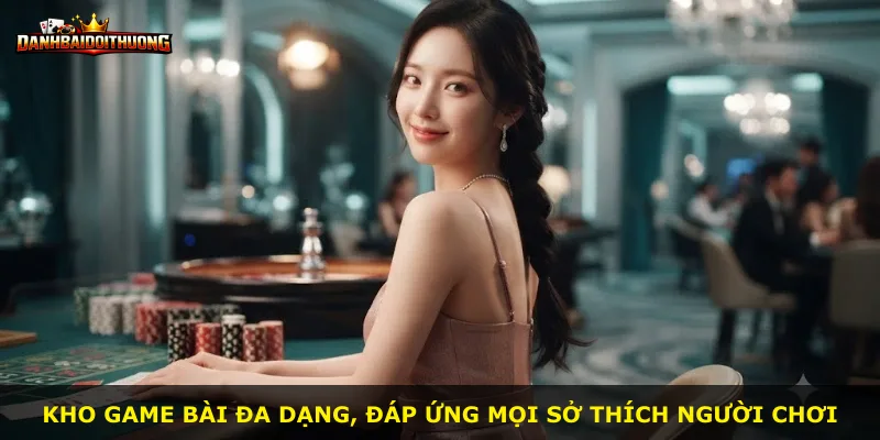 Kho game bài đa dạng, đáp ứng mọi sở thích người chơi