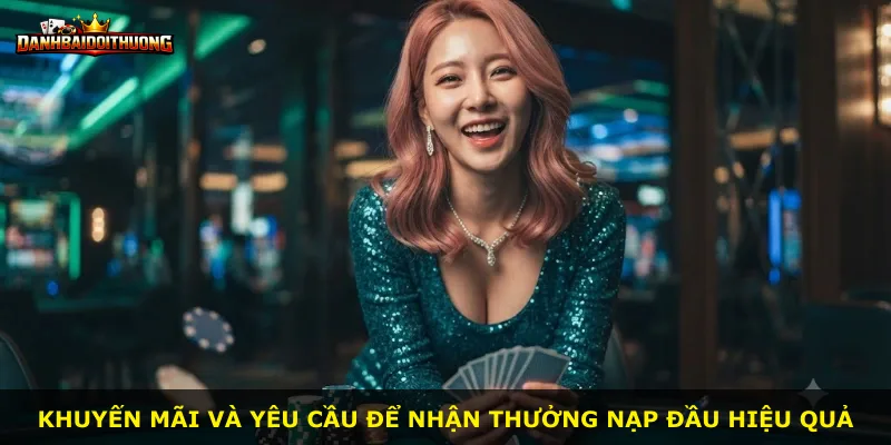 Khuyến mãi và yêu cầu để nhận thưởng nạp đầu hiệu quả