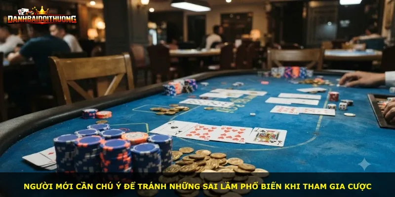 Người mới cần chú ý để tránh những sai lầm phổ biến khi tham gia cược