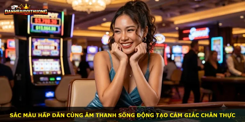 Sắc màu hấp dẫn cùng âm thanh sống động tạo cảm giác chân thực