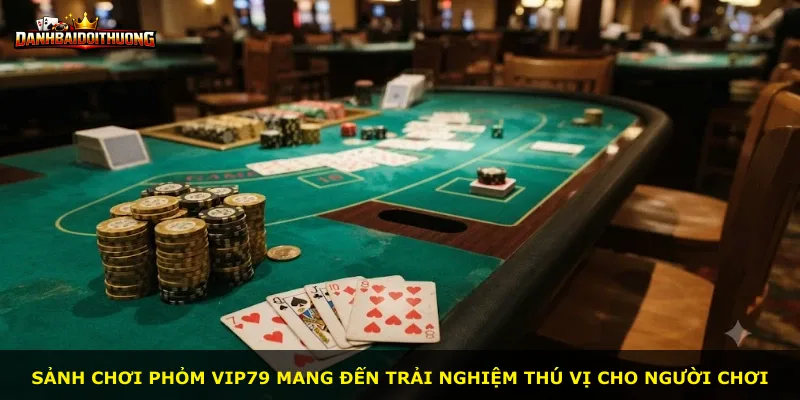 Sảnh chơi Phỏm Vip79 mang đến trải nghiệm thú vị cho người chơi