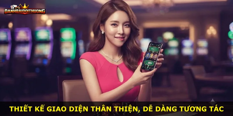 Thiết kế giao diện thân thiện, dễ dàng tương tác
