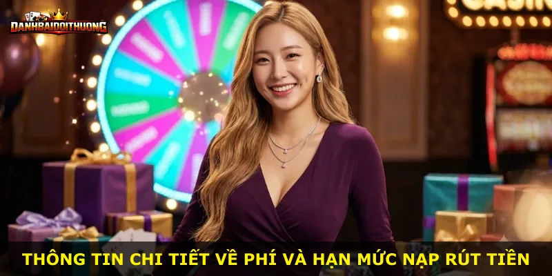 Thông tin chi tiết về phí và hạn mức nạp rút tiền
