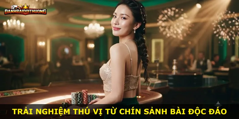 Trải nghiệm thú vị từ chín sảnh bài độc đáo