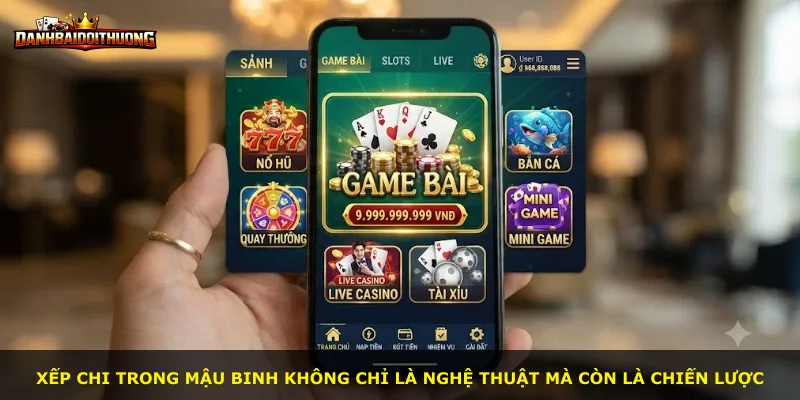 Xếp chi trong Mậu Binh không chỉ là nghệ thuật mà còn là chiến lược